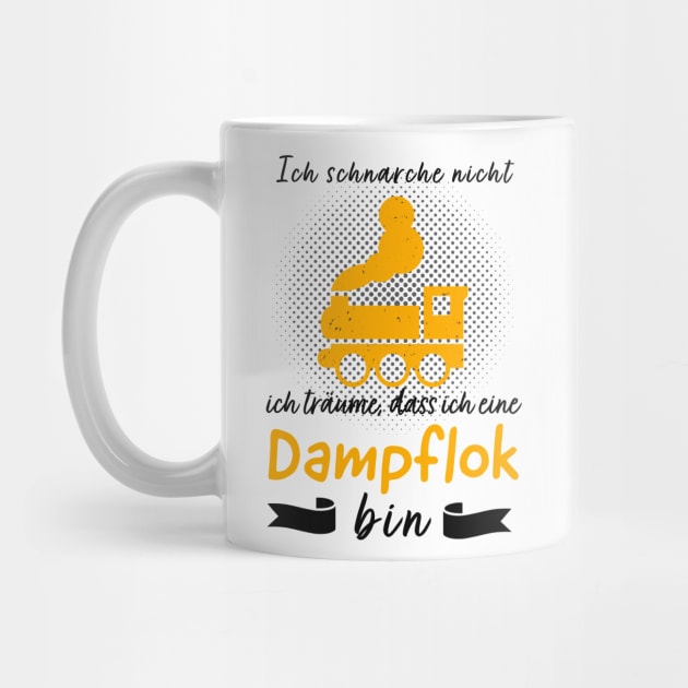 Eisenbahn Dampflok schnarchen Eisenbahner by Foxxy Merch